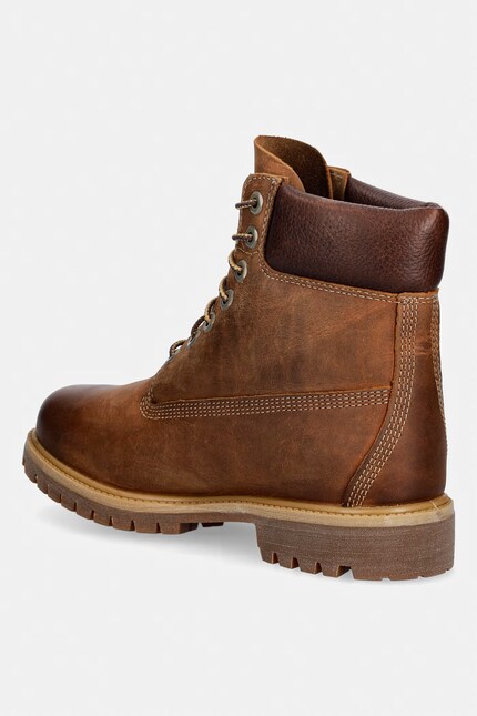 Шкіряні черевики Timberland 6In Premium чоловічі колір коричневий