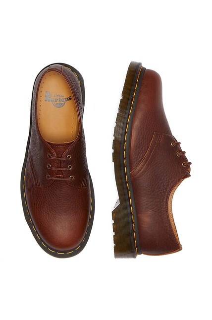 Dr. Martens leather shoes 1461 men's brown color DM31992253 at PRM US