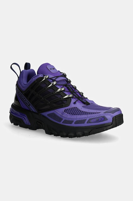 Salomon ウィンターブーツ ブラック/パープル Salomon shoes ACS PRO men's violet color L47596600 at PRM US