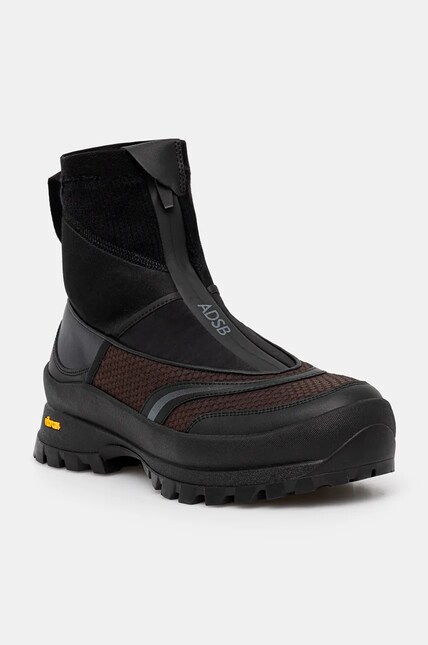 Andersson Bell shoes Mattio Zip-Up Trainer men's black color