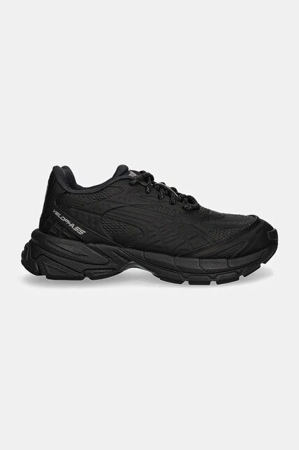 【ふわり】ブラック Puma sneakers Velophasis Vacuum black color 398263 at PRM US