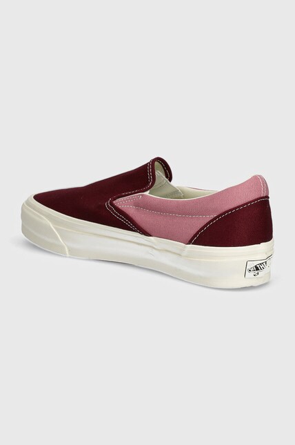 Vans plimsolls Premium Classics LX Slip-On Reissue 98 maroon color