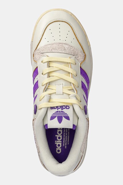 adidas Originals leather sneakers Rivalry 86 Low beige color