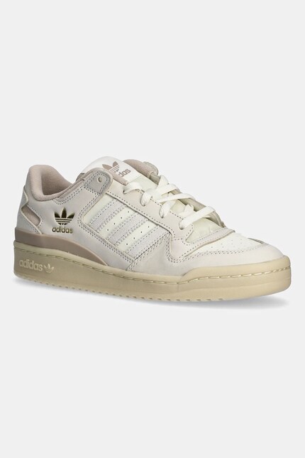 Кожаные кроссовки adidas Originals Forum Low Cl цвет бежевый