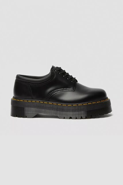 Кожаные туфли Dr. Martens 8053 Quad цвет чёрный DM24690001