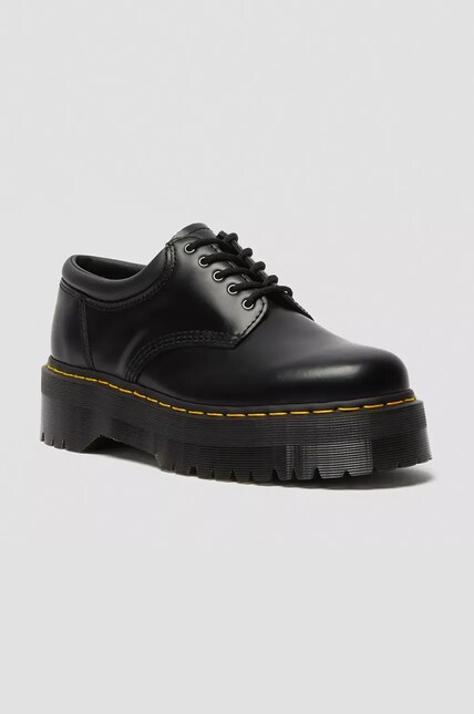 Кожаные туфли Dr. Martens 8053 Quad цвет чёрный DM24690001