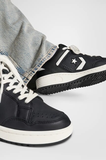 Converse leather sneakers Weapon black color A12336C at PRM US