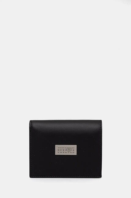 MM6 Maison Margiela leather wallet black color SA5UI0015.P7179 at