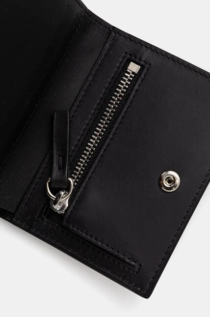 MM6 Maison Margiela leather wallet black color SA5UI0015.P7179 at