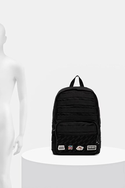Kenzo backpack Backpack black color smooth FE65SA203F20.99 at PRM US