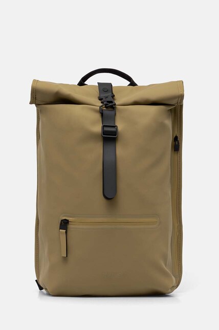 rolltop rains backpack Rucksack Large | | Beige Discover the perfect blend of Scandinavian design and everyday functionality with this unisex rucksack from the renowned brand Rains Rains Sibu Rolltop Rucksack Mini