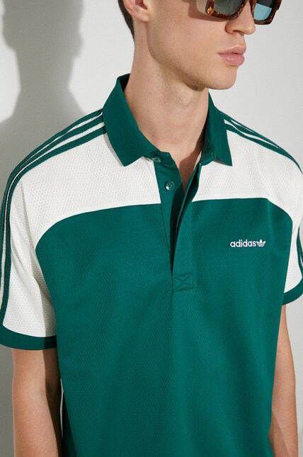 adidas Originals polo shirt 80s Premium Archive Mock Mesh men's