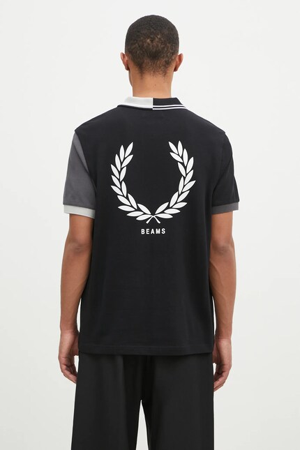 Fred Perry cotton polo shirt Beams Grid Design Fp Shirt PRM EU