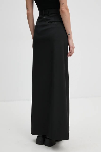 MM6 Maison Margiela skirt black color S62MI0025.M35227 at PRM US
