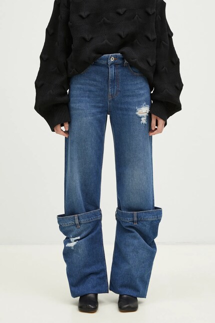 Джинси JW Anderson Bucket Jeans жіночі висока посадка DT0056