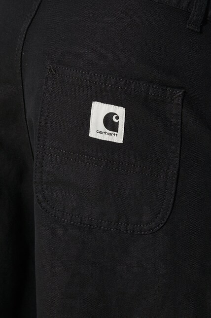 Carhartt WIP linen blend trousers Ethel Double Knee Pant black