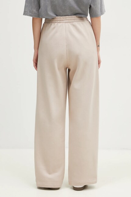 adidas Originals joggers Femme Galore Wideleg Fleece Pants beige