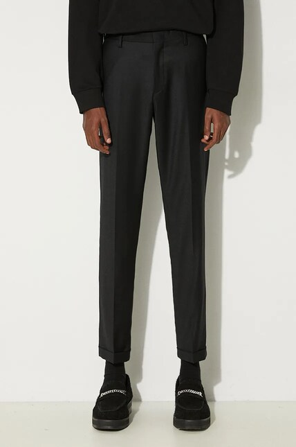 Paul Smith wool trousers black color M1R-150M-N00109 at PRM US