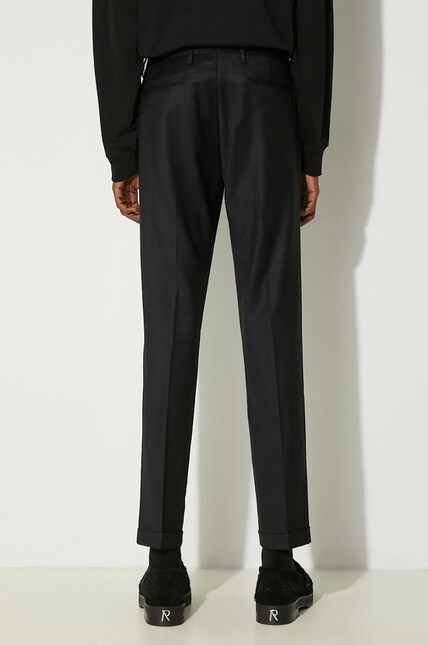 Paul Smith wool trousers black color M1R-150M-N00109 at PRM US