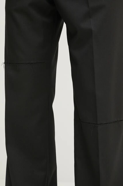 MM6 Maison Margiela trousers men's black color SH2KA0013.M35227 at