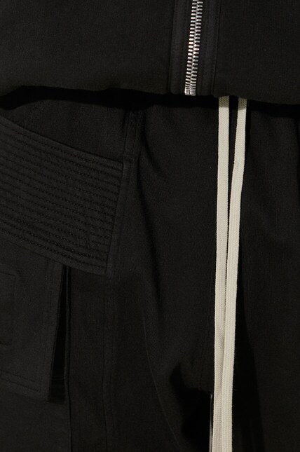 Хлопковые спортивные штаны Rick Owens Creatch Cargo Cropped