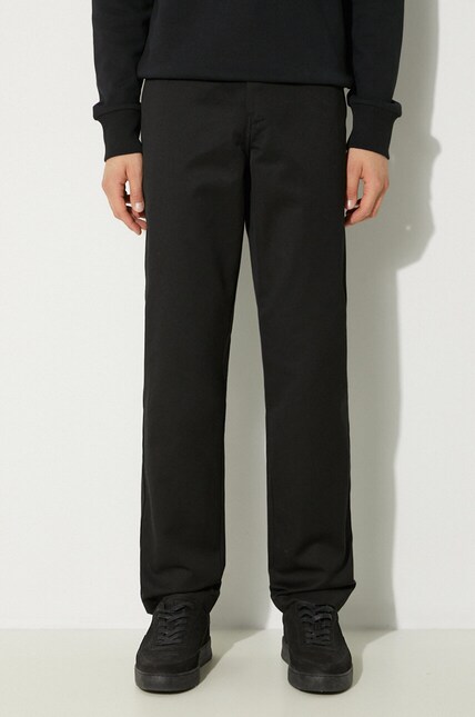 Carhartt WIP trousers Master Pant men's black color I034233.8902