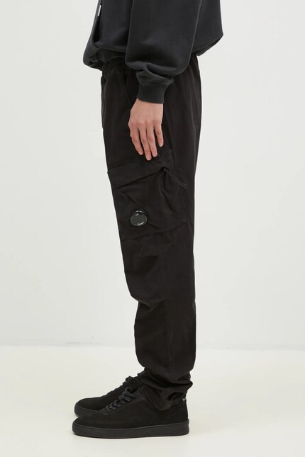 C.P. Company trousers Stretch Sateen Ergonomic Lens Single Cargo