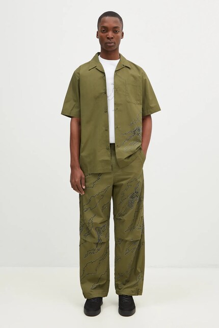 MOUSSY SHIRRING OVER NYLON ブルゾン KHA カーキ MOUSSY（マウジー） ブルゾン アウター 「26年SS新作」SHIRRING OVER