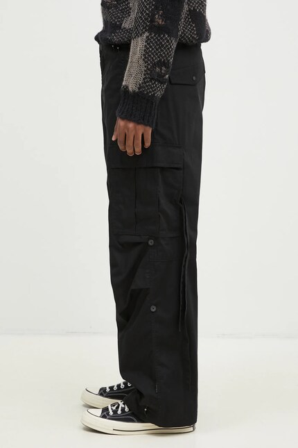 Maharishi cotton trousers Original Cargo Snopants Loose black