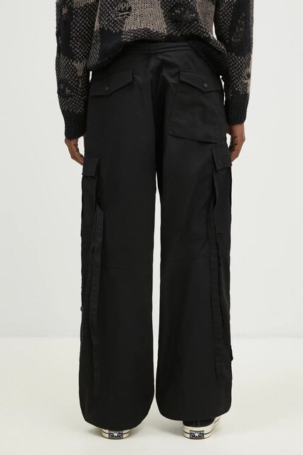Maharishi cotton trousers Original Cargo Snopants Loose black