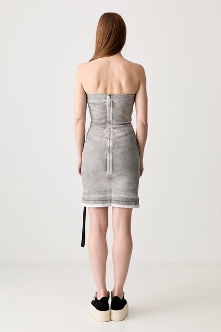 grey rick owens dress Splintered Denim Bustier gray color DS02D2501.HSCF at PRM US cleanup-2026-07-31