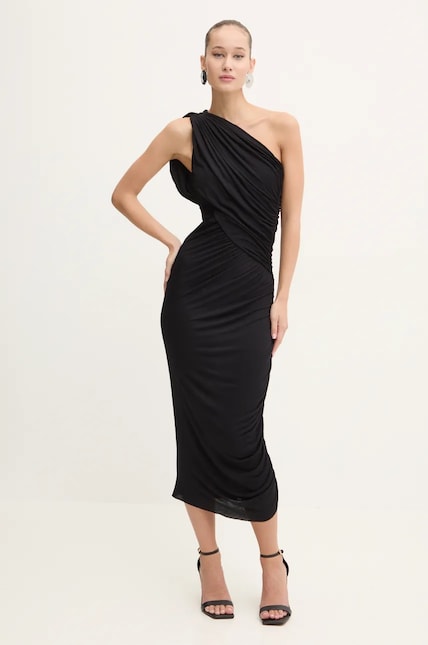 Rick Owens Lilies dress black color LI02D5526RV at PRM US Rick Owens Lilies dress black color LI02D5526RV at PRM US