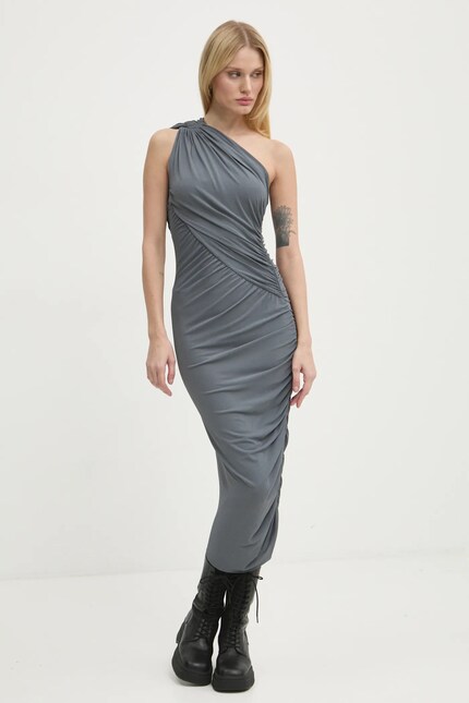 Rick Owens Lilies dress gray color LI02D5526CVI at PRM US