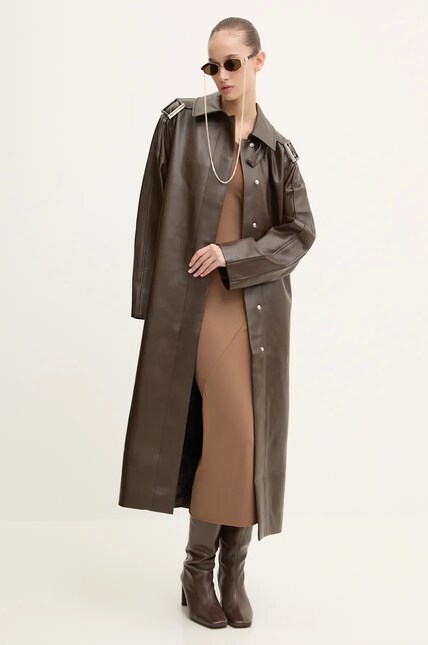Rick Owens Lilies dress brown color LI02D5534CVI at PRM US