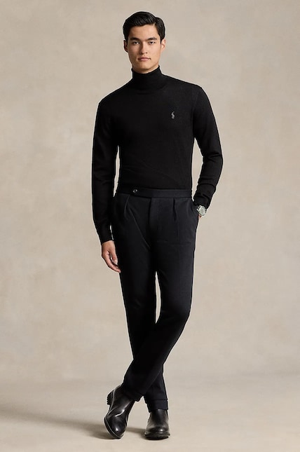 Polo Ralph Lauren woolen jumper men's black color 710946145 at PRM US Polo Ralph Lauren woolen jumper men's black color 710946145 at PRM US