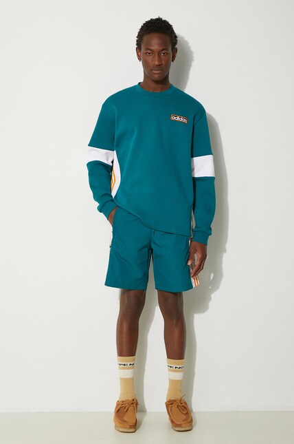 adidas Originals shorts Adibreak Shorts men's turquoise color