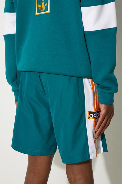 adidas Originals shorts Adibreak Shorts men's turquoise color