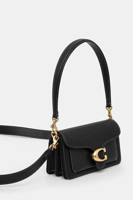 Coach geantă de piele Tabby Shoulder Bag 20 culoarea negru, CY201
