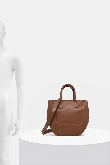 JW Anderson handbag Small Punch Tote brown color HB0680.LA0250.621