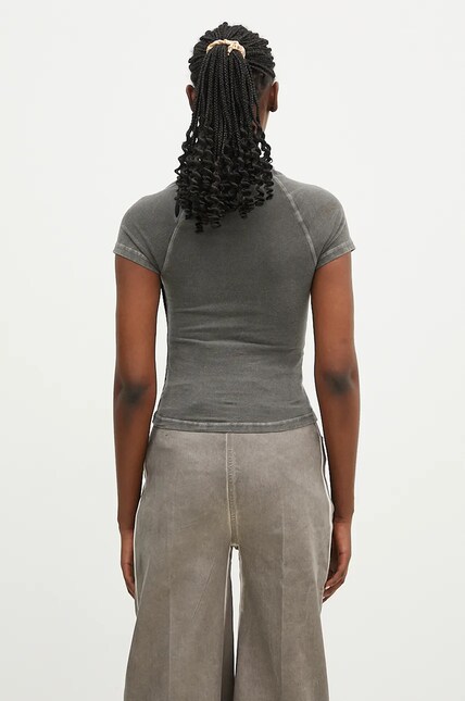 Ottolinger t-shirt Deconstructed Fitted T-Shirt women's gray color