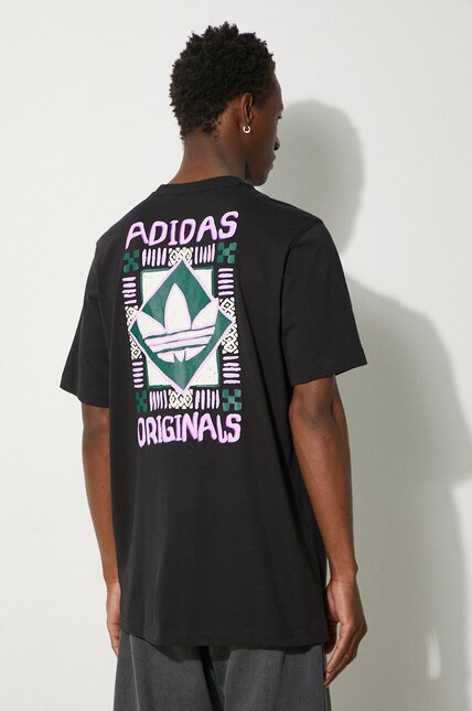 80′s〜90′s vintage y2k スポーツ カジュアル ユニセックス adidas Originals cotton t-shirt 80s Premium Graphic Tee men's