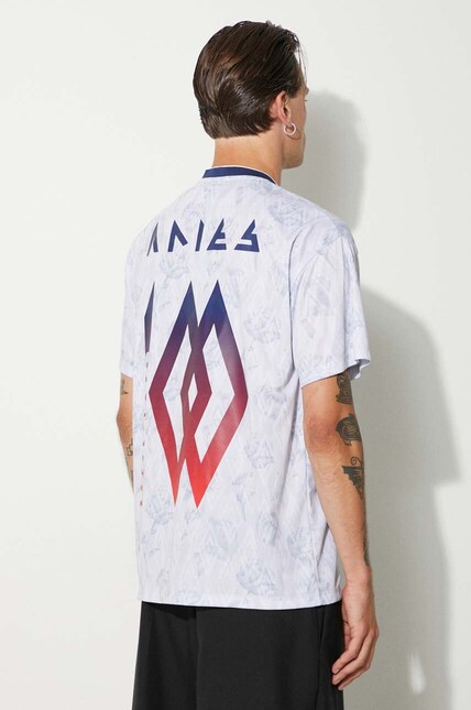 Aries t-shirt Aries x Umbro White Roses SS Football Jersey men's