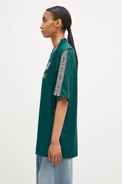 Martine Rose t-shirt Celebration Football Top green color