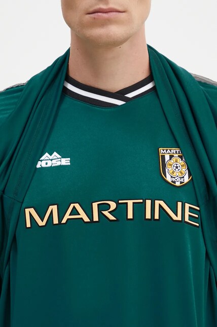 Martine Rose t-shirt Celebration Football Top green color