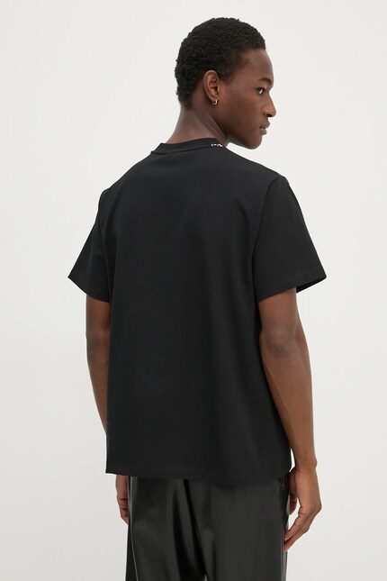 Heliot Emil t-shirt black color smooth AW24.M.09.127.BLK01 at PRM US