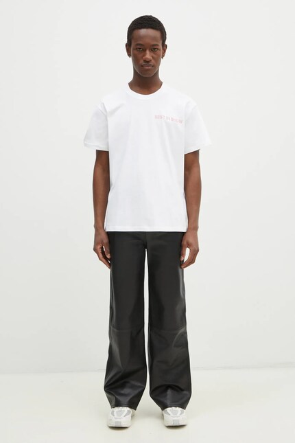 JW Anderson cotton t-shirt Best In Show Back Print T-Shirt white