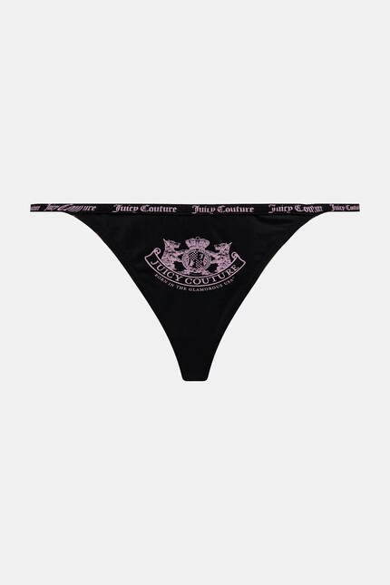 Стринги Juicy Couture 3 шт цвет розовый JCTTH225959 | ANSWEAR.ua