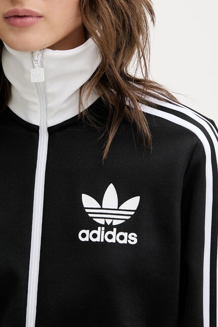Кофта adidas Originals Classic TT цвет чёрный с принтом HZ3743