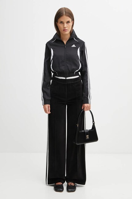 adidas Originals sweatshirt Slim Tracktop black color with an