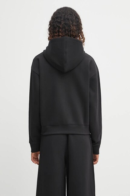 Кофта adidas Originals Spacer 3S Fz цвет чёрный с капюшоном
